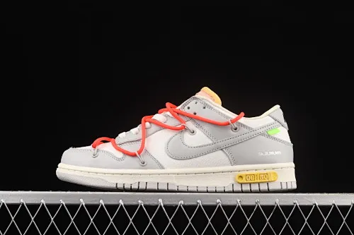 All Categories Nk SB Dunk Series Nk SB Dunk Low Low-top Sneakers Pure Original Version OF x Nk Dunk Low OW Gray Casual Sports Skateboard Shoes DM1602-110